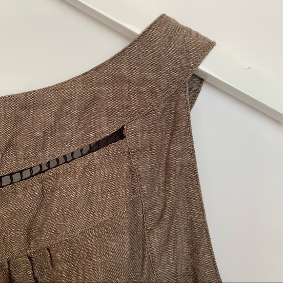 🎉HP🎉 Willi Smith Flowy Brown Tank Blouse Large - Picture 6 of 8